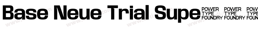 Base Neue Trial Supe字体转换